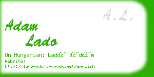 adam lado business card